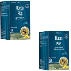 Ocean Plus 1200 mg Balık Yağı Limon Aromalı 50 Kapsül 2 ADET