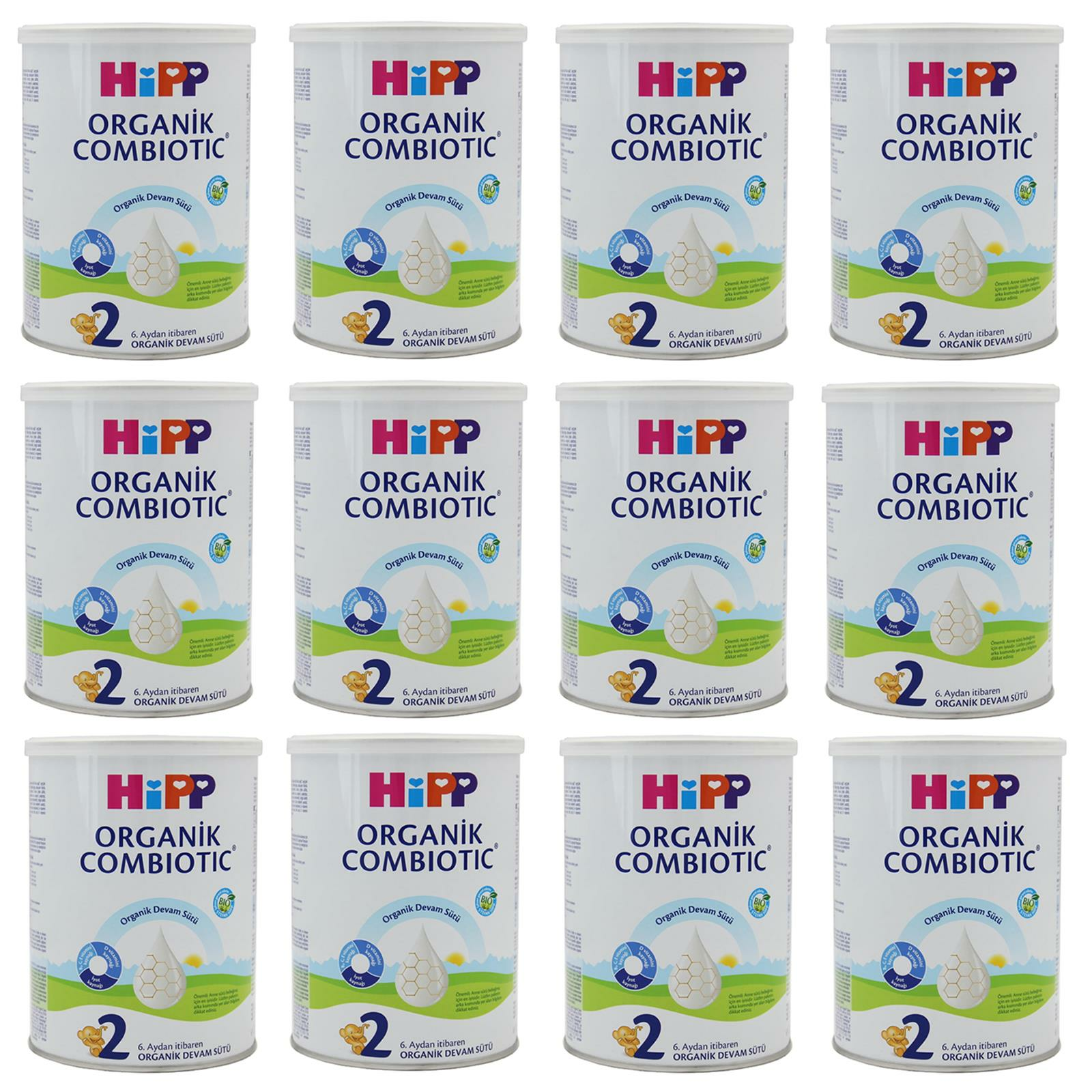 Hipp 2 Organik Combiotic Devam Sütü 350 gr 12 Adet
