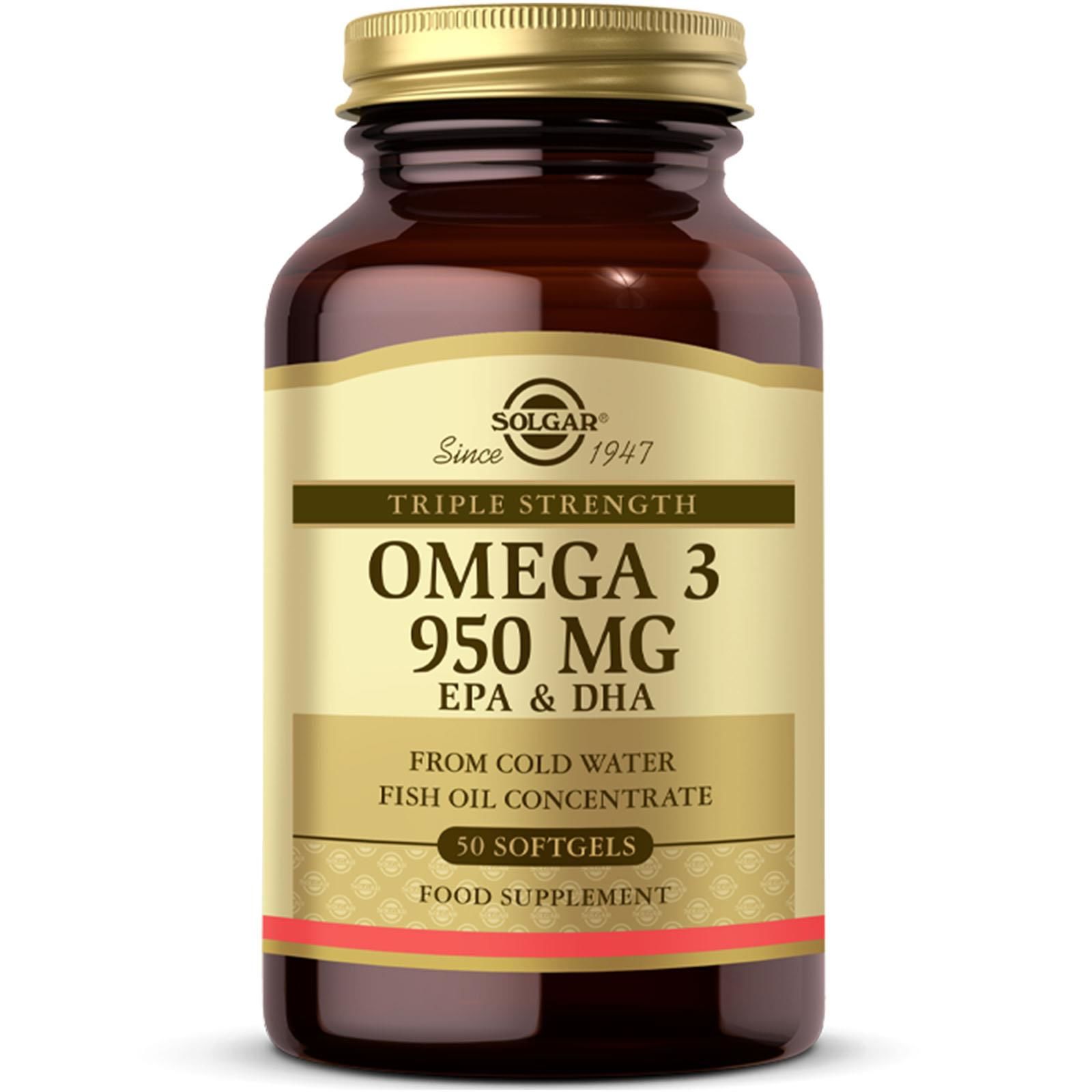 Solgar Omega 3 950 mg 50 Softjel Kapsül
