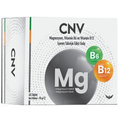 Convita Magnezyum Vitamin B6 ve Vitamin B12 60 Tablet
