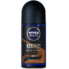 Nivea Men Deep Dimension Espresso Erkek Deodorant Roll-On 50 ml