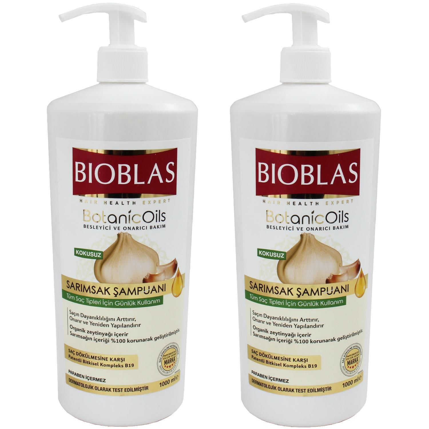 Bioblas Sarımsak Şampuanı 1000 ml 2 ADET
