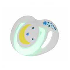 Mamajoo Saklama Kutulu Desenli Ortodontik Silikon Gece Emziği 6+Ay