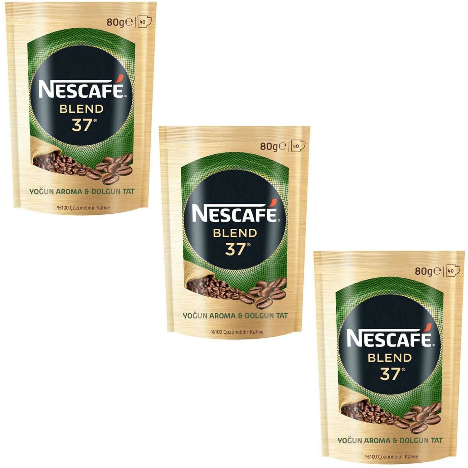 Nescafe Blend 37 Granül Kahve 80 Gr 3 ADET