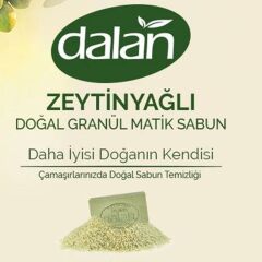 Dalan Zeytinyağlı Doğal Granül Matik Sabun Zeytin Mucizesi 1000 Gr