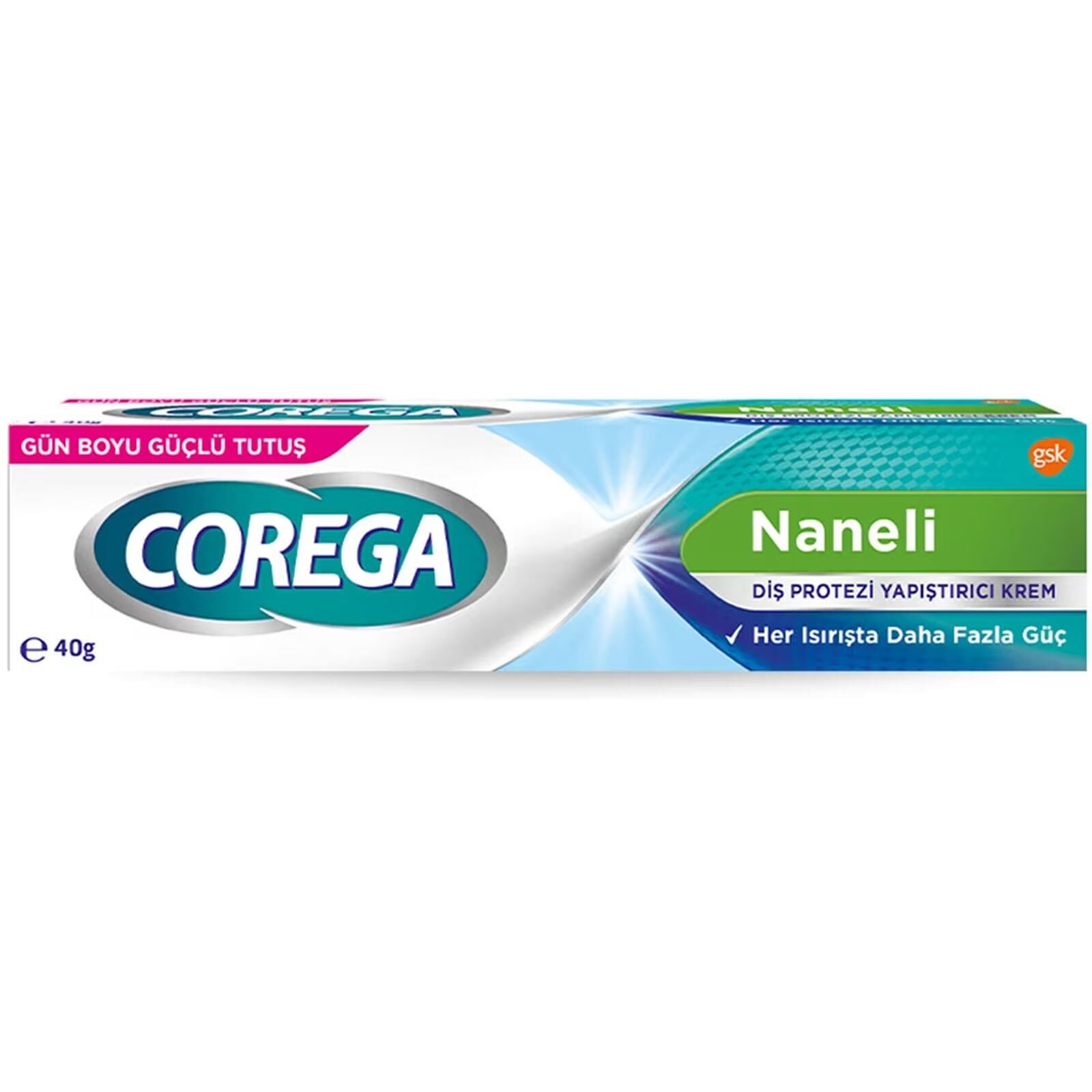 Corega Naneli Diş Protezi Yapıştırıcı Krem 40 gr