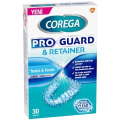 Corega Proguard Retainer Diş Aparatı Temizleyici 30 Tablet