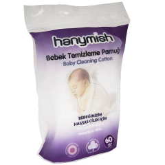 Hanymish Bebek Temizleme Pamuğu 60 lı