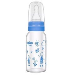 Wee Baby Isıya Dayanıklı Cam Biberon 180 ml