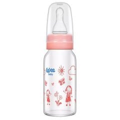 Wee Baby Isıya Dayanıklı Cam Biberon 180 ml