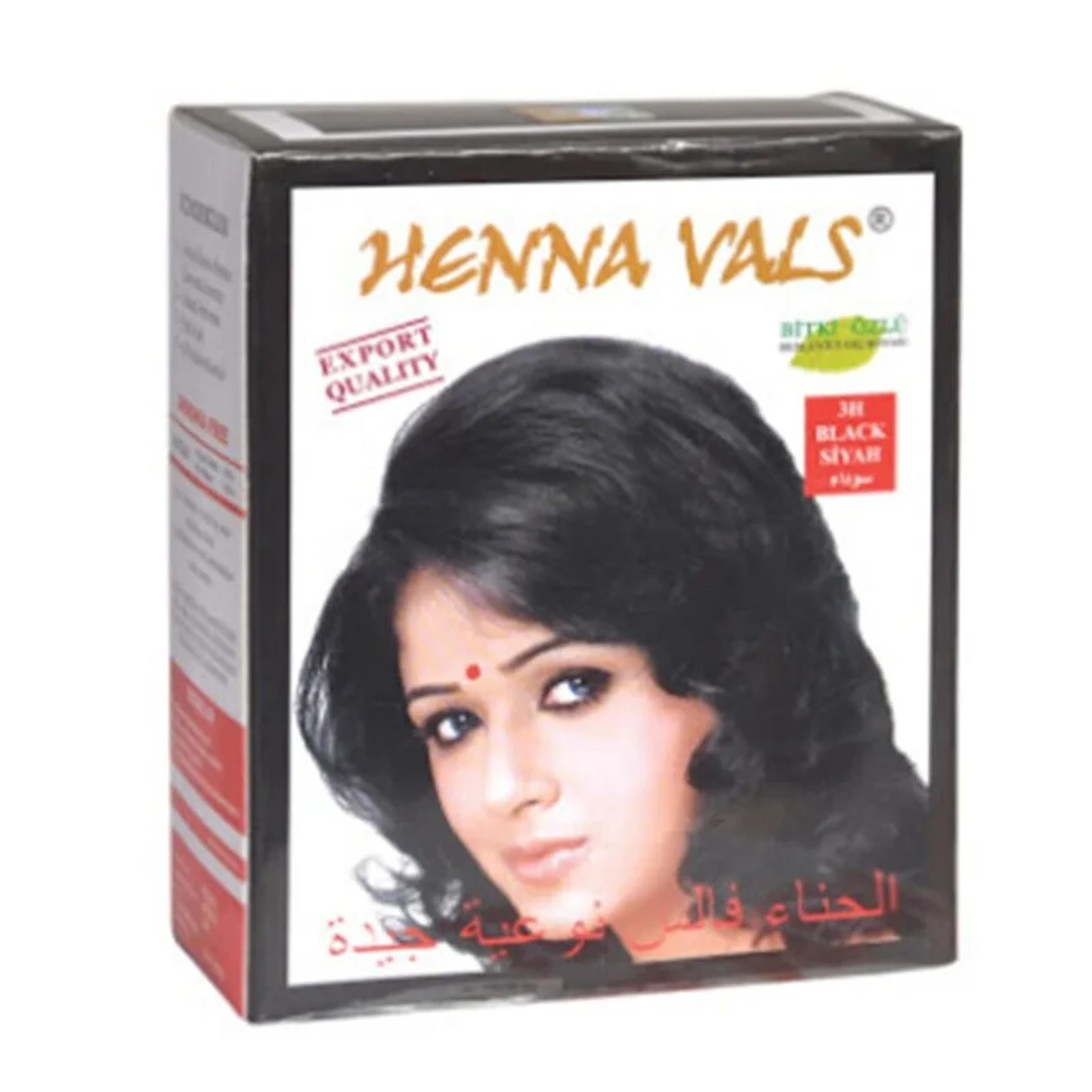 Henna Vals Hint Kınası Siyah Saç Boyası 10 Gr x 6 Adet