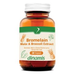 Dinamis Bromelain Mate Broccoli Extract 30 Kapsül