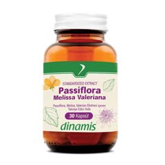 Dinamis Passiflora Melissa Valeriana 30 Kapsül