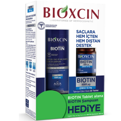 Bioxcin Biotin 5000 Mcg 60 Tablet + Biotin Şampuan 300 ml