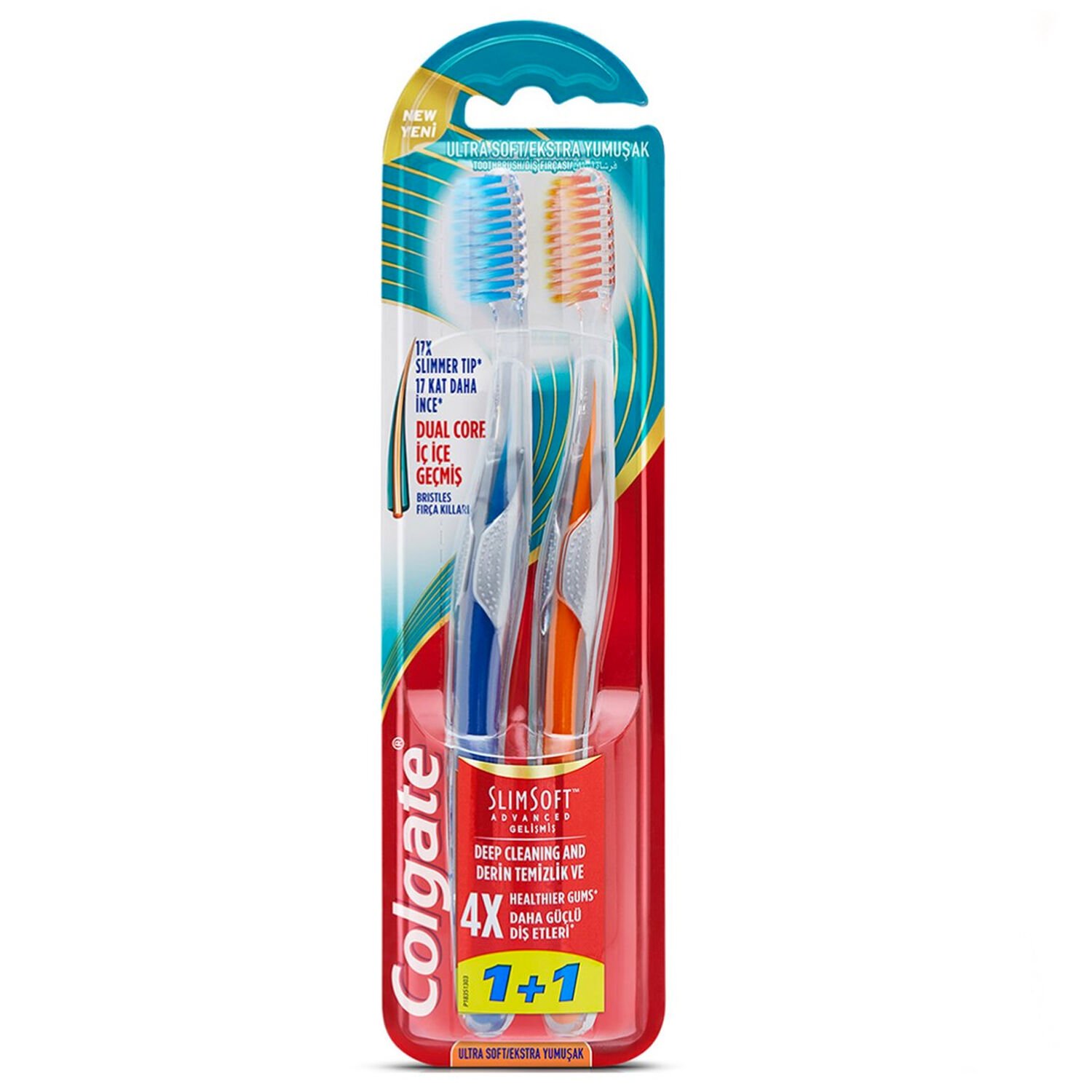 Colgate Mikro İnce Derin Temizlik 1 + 1 Diş Fırçası