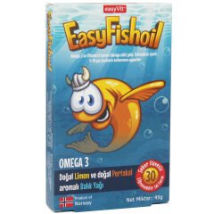 EasyFishoil Omega 3 Çiğnenebilir 30 Adet Jel