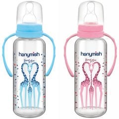 Hanymish 402 Kulplu Cam Biberon 240 ml