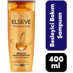 Loreal Paris Elseve Besleyici Bakım Şampuanı 400 ml + Loreal Paris Dökülme Karşıtı Şampuan 400 ml