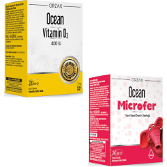 Ocean Vitamin D3 400 IU Sprey 20 ml + Ocean Microfer Damla 30 ml