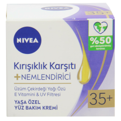 Nivea Kırışıklık Karşıtı Nemlendirici 35+ Yaş Yüz Bakım Kremi 50 ml