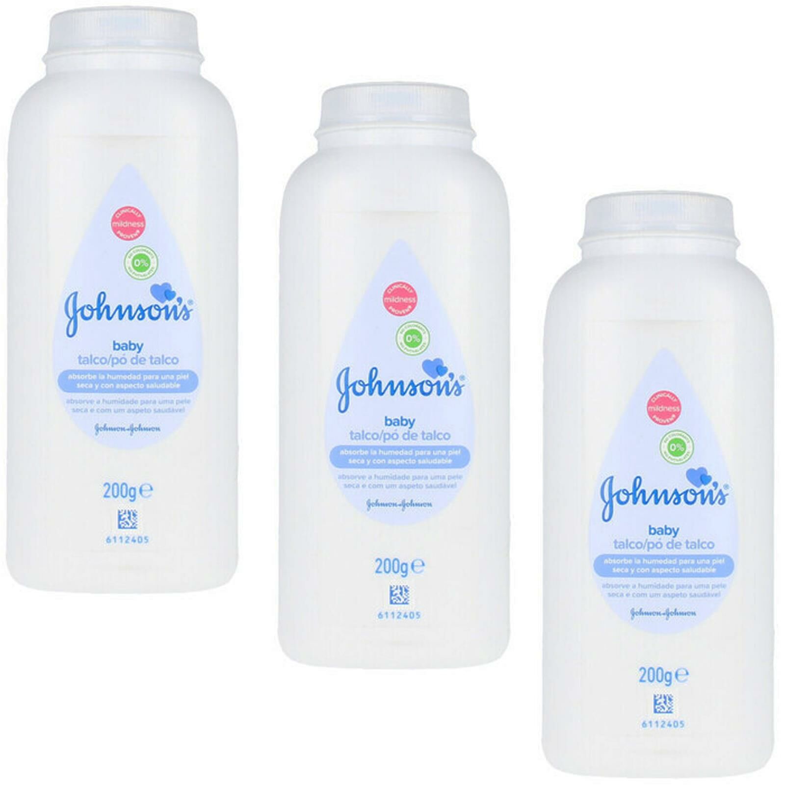 Johnsons Baby Bebek Pudrası 200 gr 3 ADET