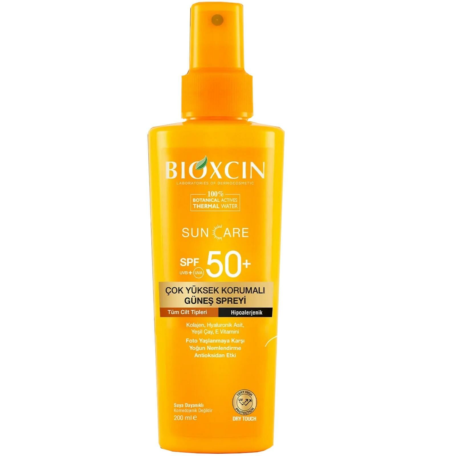 Bioxcin Sun Care Çok Yüksek Korumalı Tüm Ciltler İçin Güneş Spreyi Spf 50+ 200 ml
