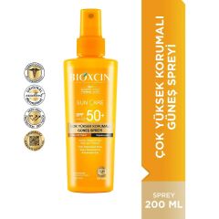 Bioxcin Sun Care Çok Yüksek Korumalı Tüm Ciltler İçin Güneş Spreyi Spf 50+ 200 ml