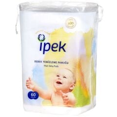 İpek Maxi Bebek Temizleme Pamuğu 60 lı