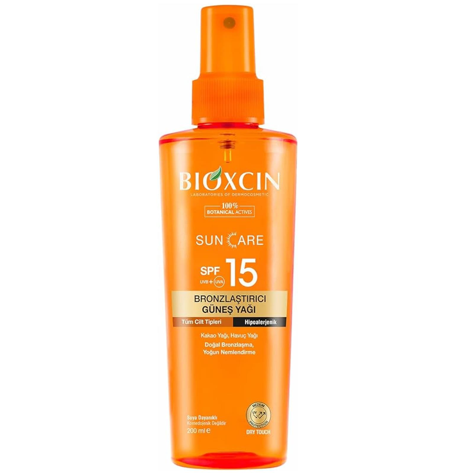 Bioxcin Sun Care Bronzlaştırıcı Güneş Yağı Spf 15 200 ml