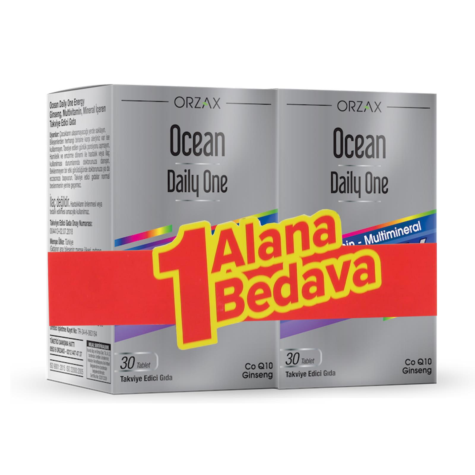 Ocean Daily One Energy 30 Tablet - 1 Alana 1 Bedava
