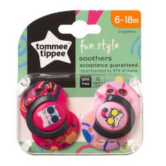 Tommee Tippee Fun Style 2 li Emzik 6-18 Ay Desenli