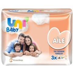 Uni Baby Aile Islak Mendil 3 x 52 Adet