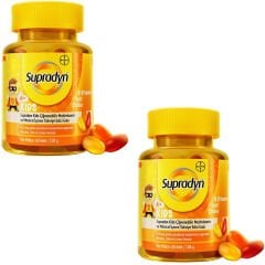 Supradyn Kids Multivitamin Ve Mineral İçeren Çiğnenebilir 60 Tablet 2 ADET