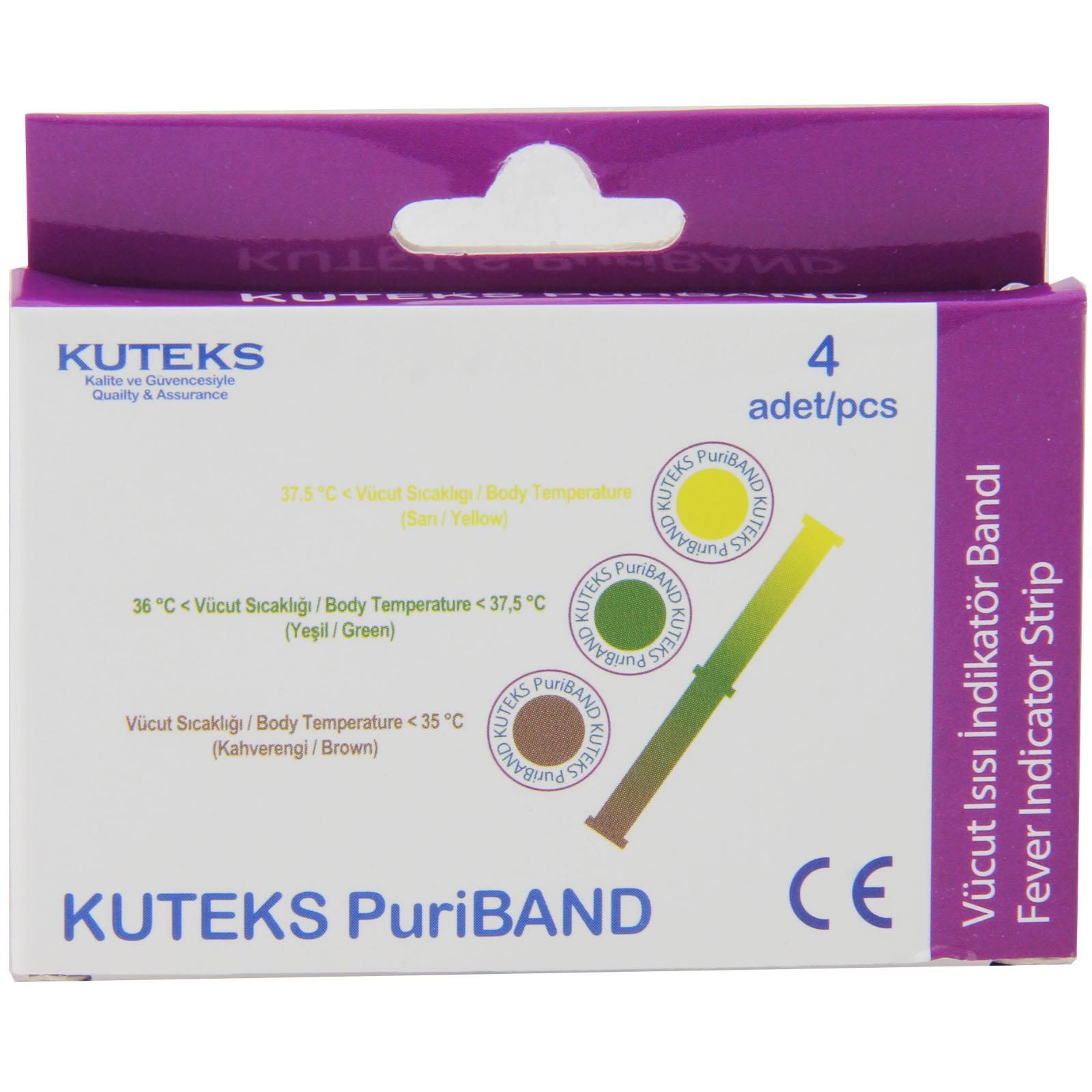 Kuteks Puriband Vücut Sıcaklığı Ölçüm Bandı 4 lü