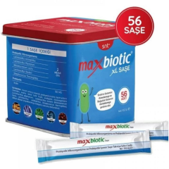 Maxbiotic XL Probiyotik Saşe 56'lı Teneke Kutu