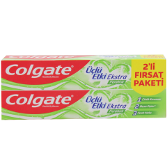 Colgate Üçlü Etki Ekstra Ferahlık 2 x 75 ml Fırsat Paketi