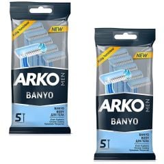 Arko Men Banyo Tıraş Bıçağı 5'li 2 ADET