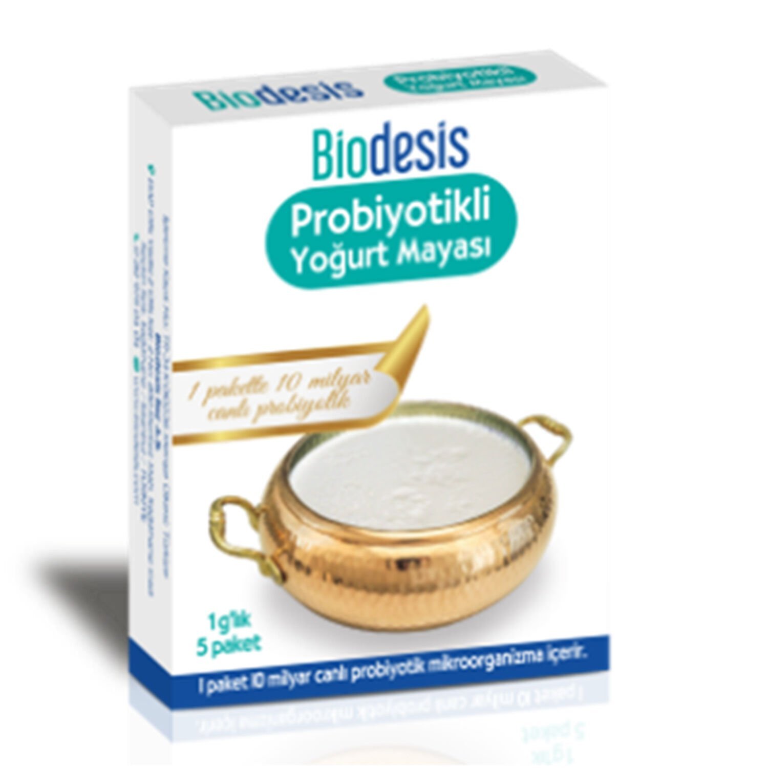 Biodesis Probiyotikli Yoğurt Mayası 1gr x 5 Paket