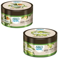 Arko Nem Değerli Yağlar Zeytinyağlı 250 ml + Avokado Yağı Nemlendirici Krem 250 ml