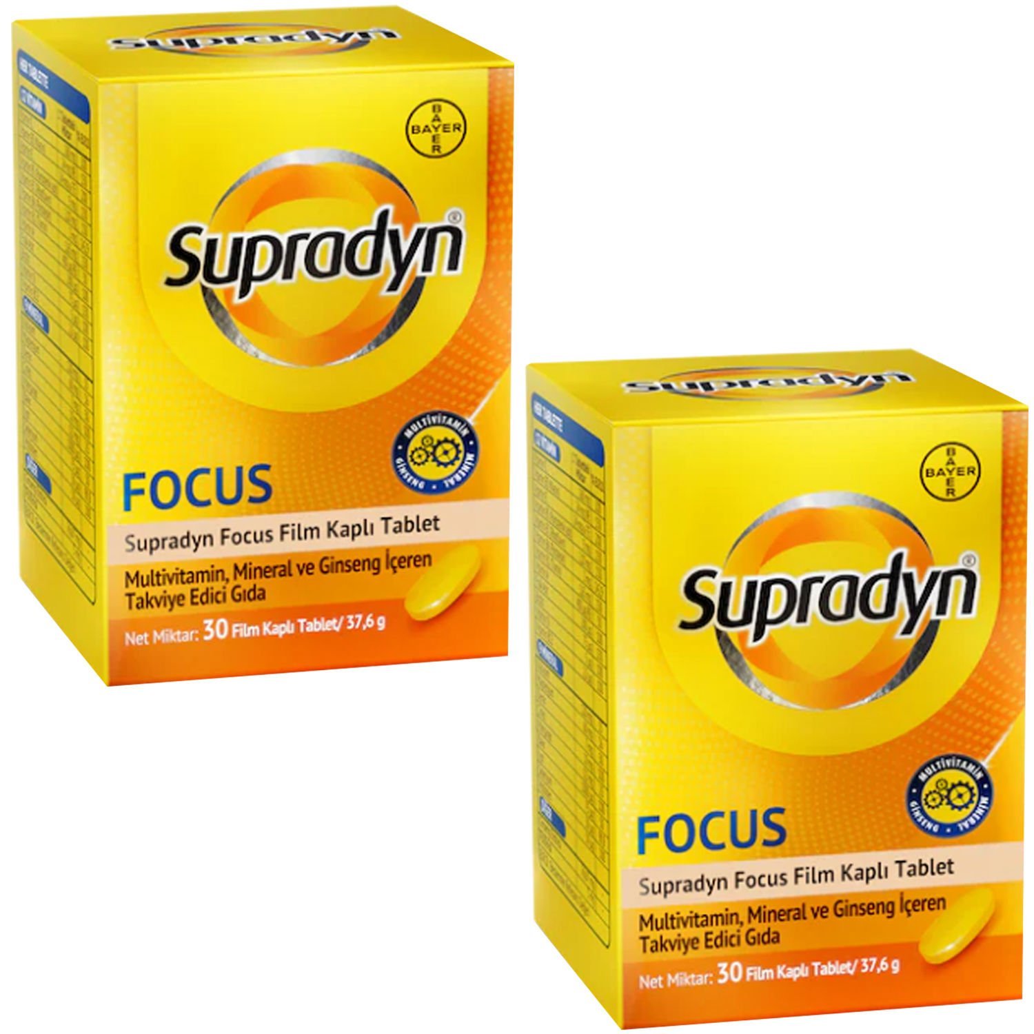 Supradyn Focus 30 Tablet 2 ADET