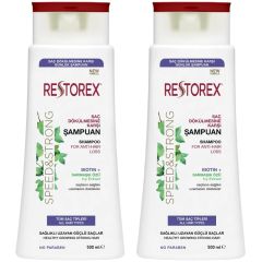 Restorex Saç Dökülmesine Karşı Ekstra Direnç Şampuanı 500 ml 2 ADET