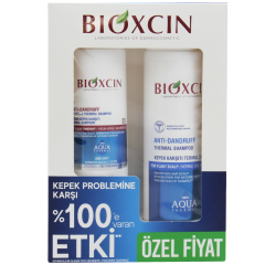 Bioxcin Aqua Thermal Kepek Karşıtı Etkili Şampuan Seti 200 ml + 300 ml