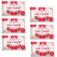 Hacı Şakir Banyo Sabunu Gül 150 gr 6 ADET