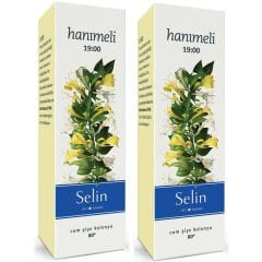 Selin Hanımeli Kolonya Cam Şişe 180 ml 2 ADET