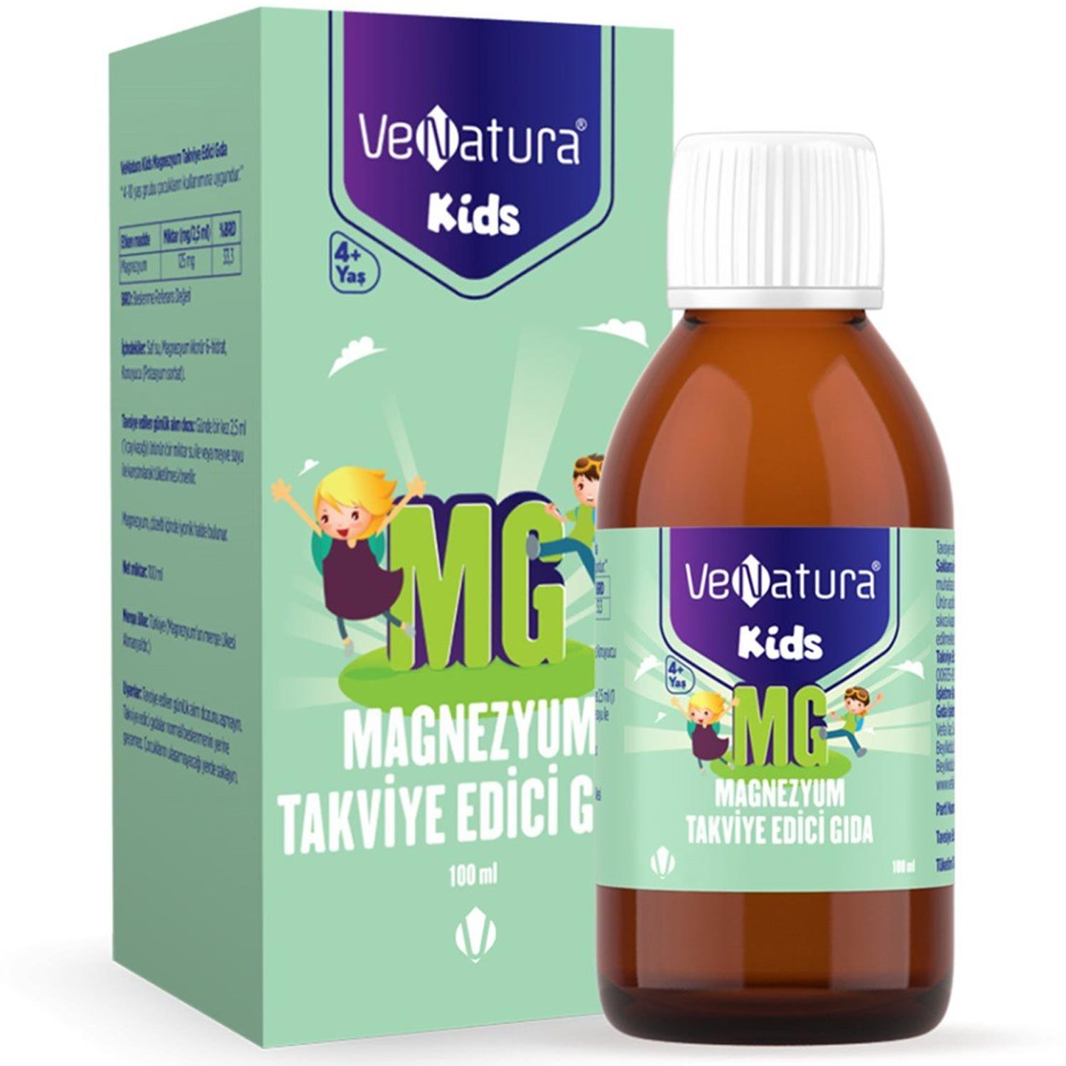 Venatura Kids Magnezyum Şurup 100 ml