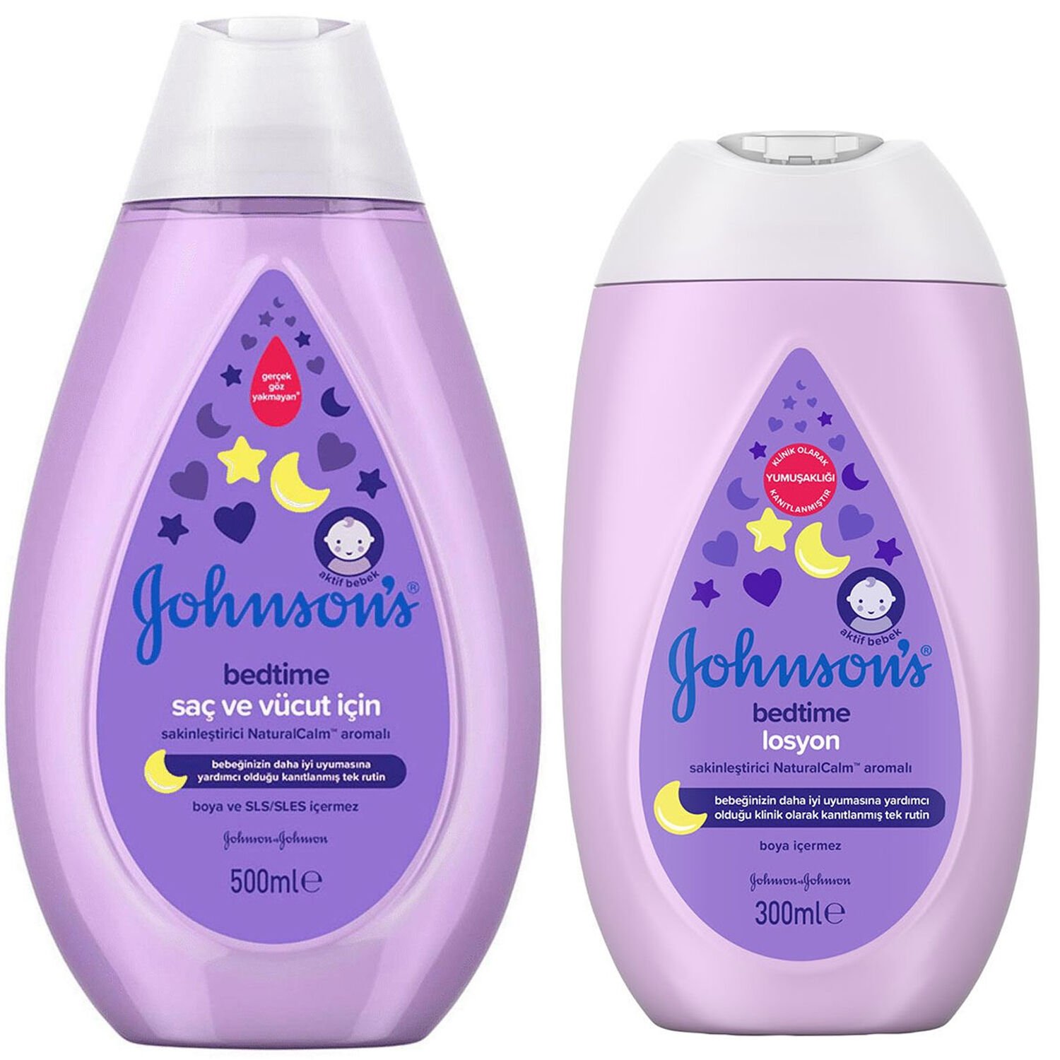 Johnsons Baby Bedtime Saç Ve Vücut Şampuanı 500 ml + Bedtime Losyon 300 ml