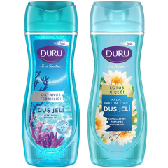 Duru Okyanus Ferahlığı Duş Jeli 650 ml + Duru Lotus Çiçeği Duş Jeli 650 ml