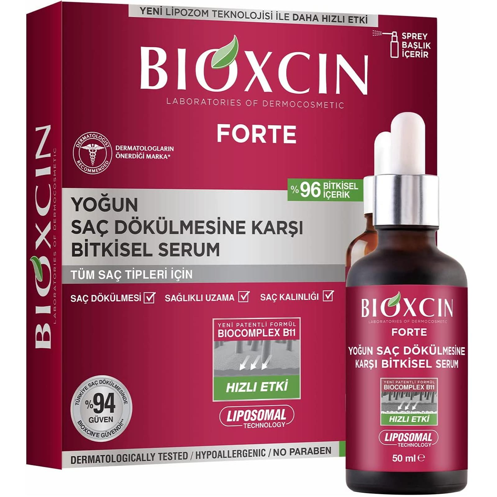 Bioxcin Forte Yoğun Saç Dökülmesine Karşı Bitkisel Serum 3x50 ml