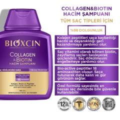 Bioxcin Collagen Ve Biotin Hacim Şampuanı 300 ml