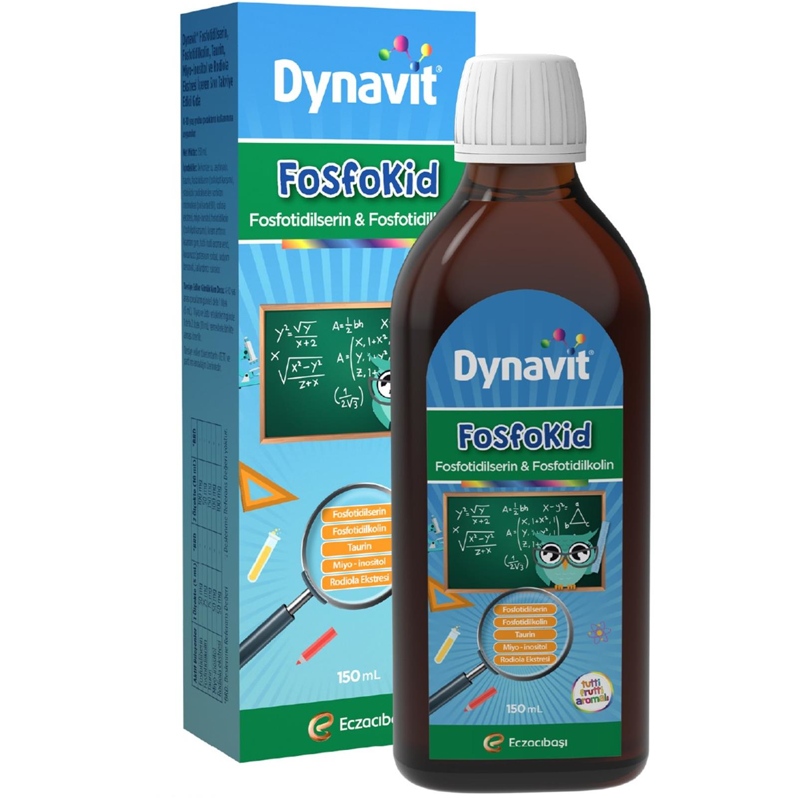 Dynavit Fosfokid Sıvı Takviye Edici Gıda 150 ml